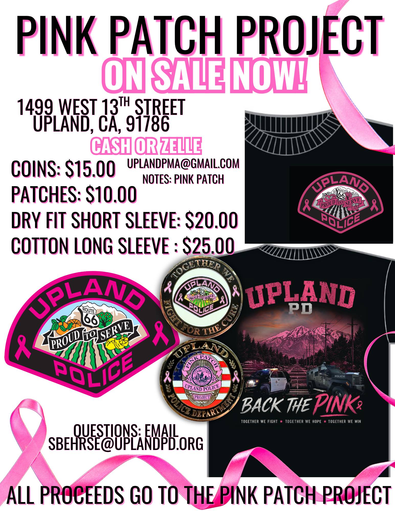 Pink Patch Project Flyer with Prices